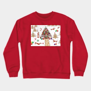 Gingerbread Dachshunds Crewneck Sweatshirt